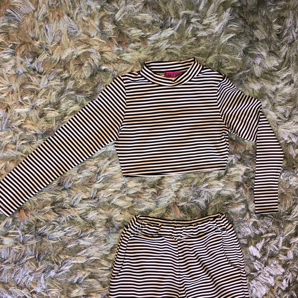 Matching Crop Top & Leggings Set